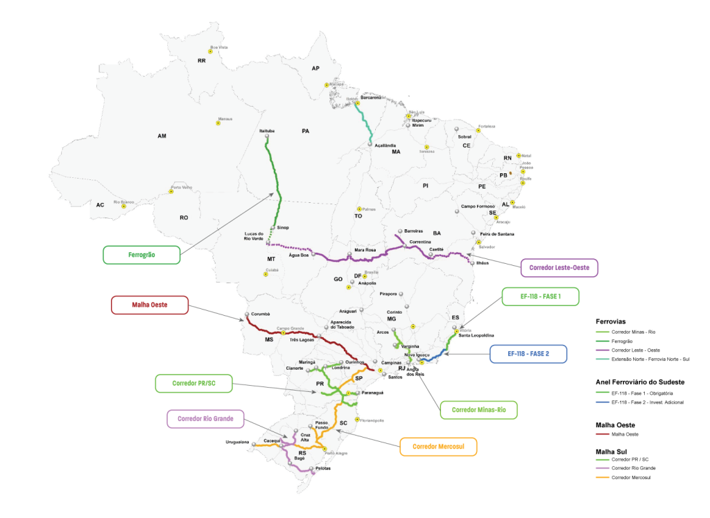 Novo edital da Malha Oeste anunciado para 2026 reforça ferrovia como prioridade estratégica para MS