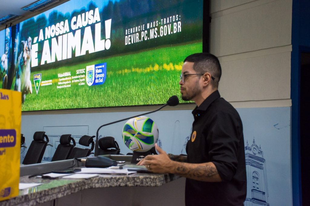 Abertura do Estadual de Futebol 2026 tem ação de conscientização do Governo de MS pela causa animal