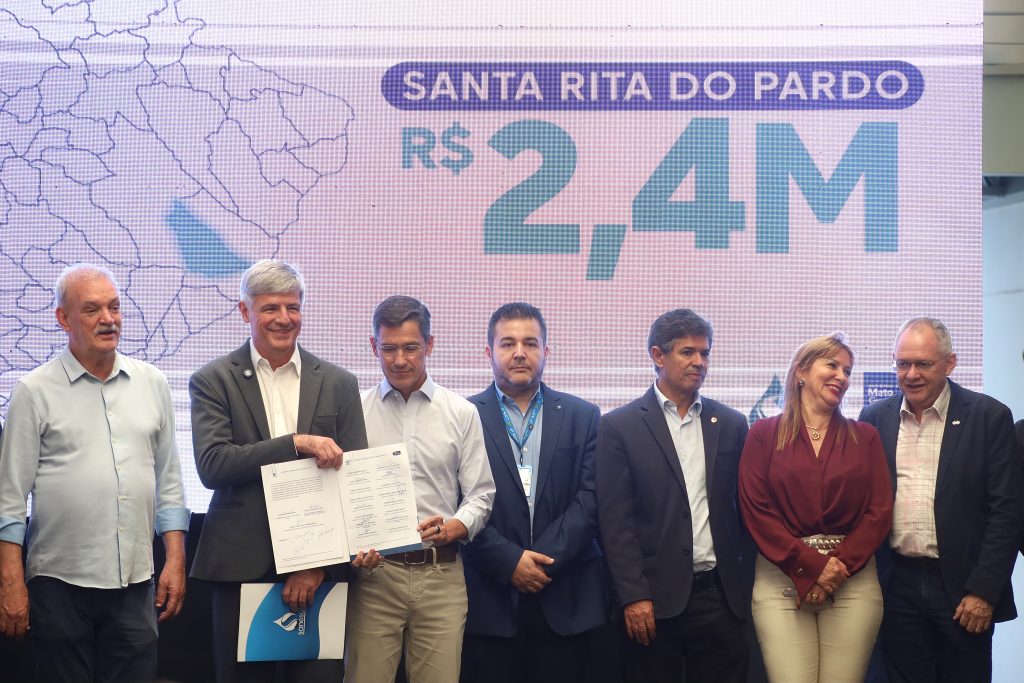 Prefeitos destacam pacote de R$ 176,6 milhões em obras de saneamento lançado pelo Governo de MS