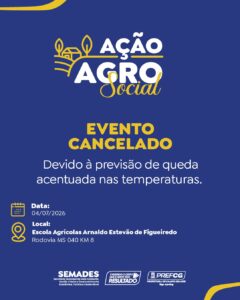 Frente fria adia Ação Agro Social em Campo Grande – CGNotícias