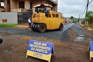 Jardim das Perdizes ganha asfalto em dez ruas  – CGNotícias