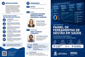 Novo painel da Sesau integra dados para qualificar decisões na saúde – CGNotícias